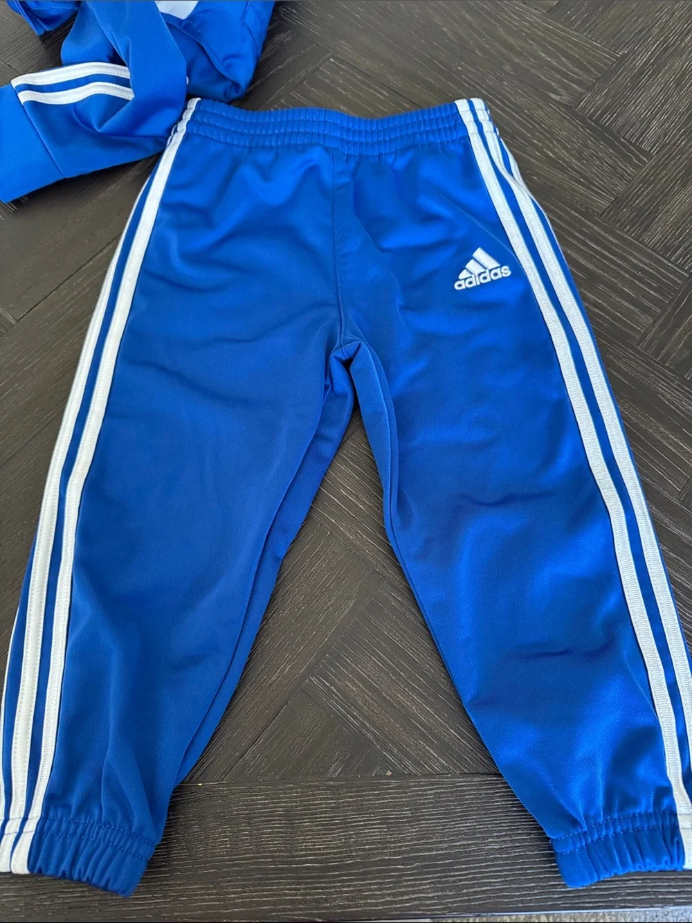 Adidas Toddler Tracksuit 24 Months Blue 2 Piece Jogger Set Track Suit